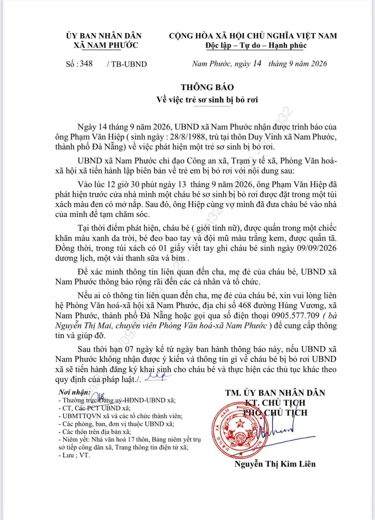 Bé gái sơ sinh bị bỏ trước cửa nhà dân kèm mảnh giấy nhắn "mẹ là sinh viên lầm lỡ"- Ảnh 4.