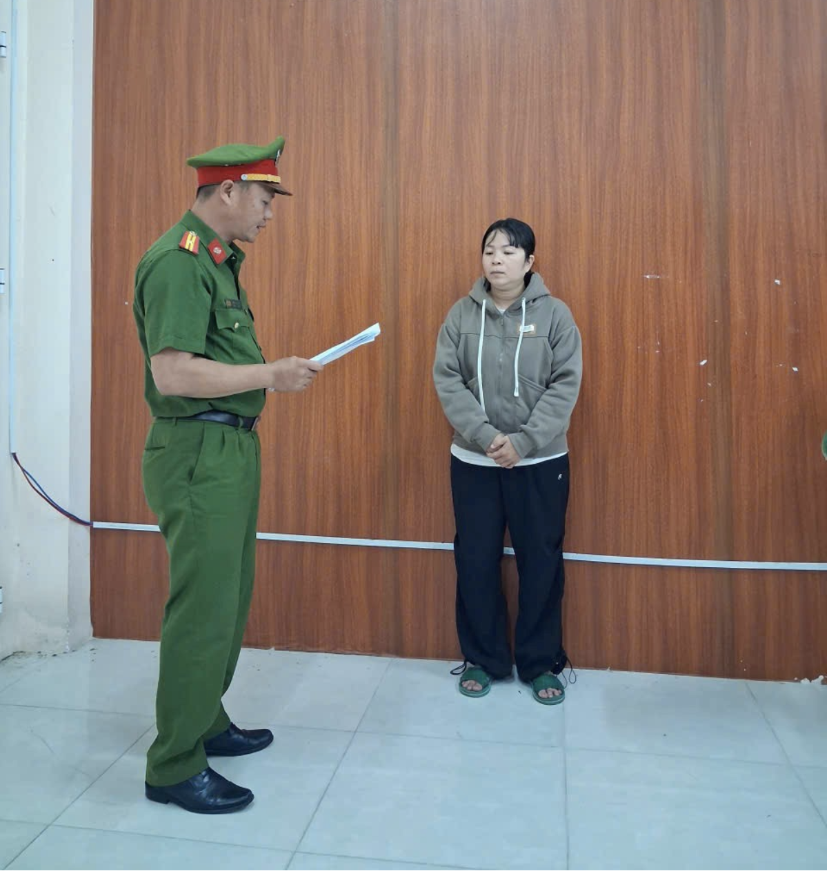 Bắt tạm giam Nguyễn Thị Ngọc SN 1988- Ảnh 1.