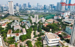 Đường nối Phạm Hùng - Lê Đức Thọ sắp được nối thông sau gần 10 năm vướng mặt bằng