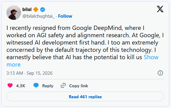 Sau Anthropic, đến lượt 2 kỹ sư của Google DeepMind nghỉ việc để cảnh báo AI: Chuyện gì đang xảy ra?- Ảnh 3. Sau Anthropic, đến lượt 2 kỹ sư của Google DeepMind nghỉ việc để cảnh báo AI: Chuyện gì đang xảy ra?- Ảnh 3.