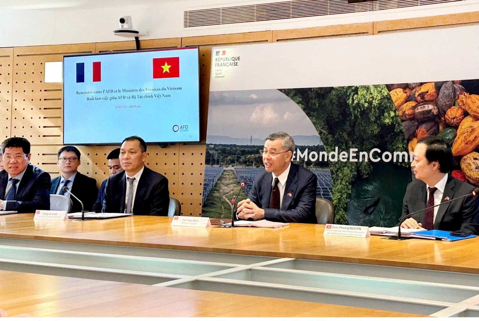 Bộ Tài chính và AFD thúc đẩy hợp tác tài chính xanh