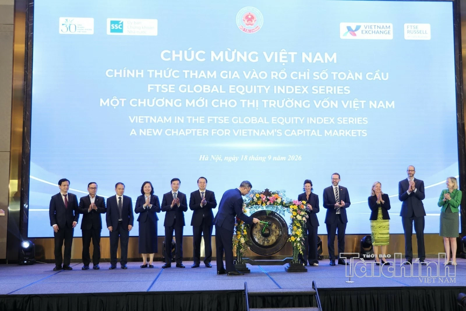 Việt Nam chính thức tham gia vào chỉ số thị trường mới nổi của FTSE GEIS Việt Nam chính thức tham gia vào chỉ số thị trường mới nổi của FTSE GEIS
