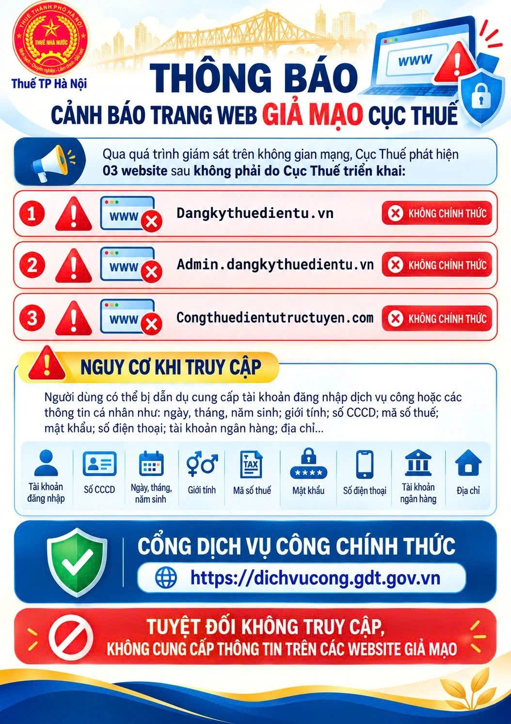Thuế TP. Hà Nội phát thông báo quan trọng, tất cả người nộp thuế chú ý- Ảnh 2.
