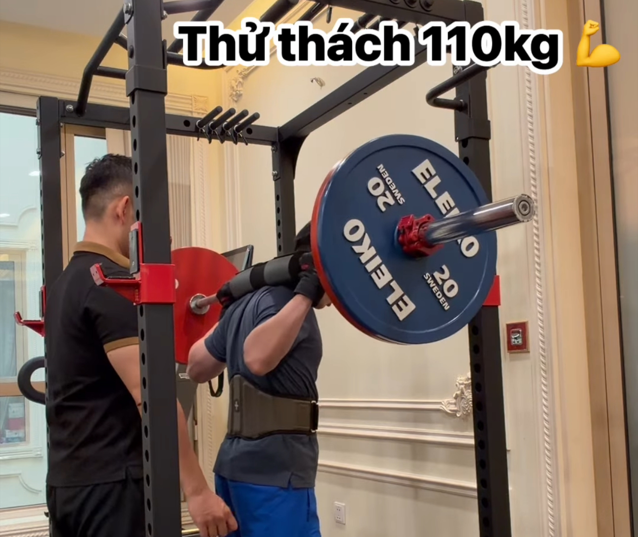 Thiếu gia nhà bầu Hiển - Đỗ Vinh Quang nâng tạ 110kg  - Ảnh 2.