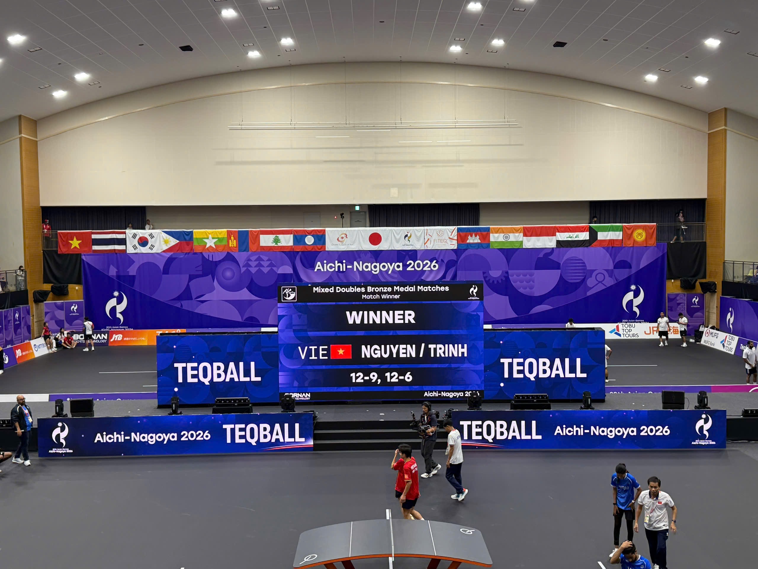 Teqball mang về huy chương đầu tiên cho thể thao Việt Nam tại ASIAD - Ảnh 1.
