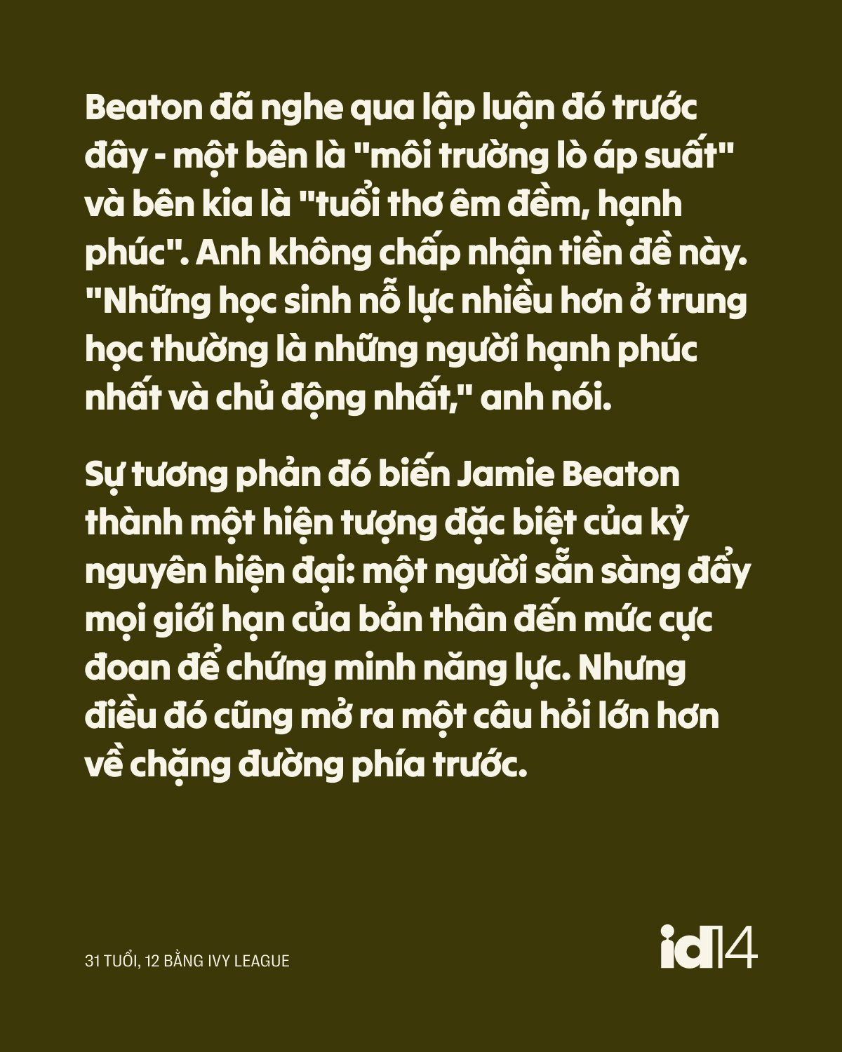 31 tuổi, 12 bằng Ivy League: Bí mật đằng sau người