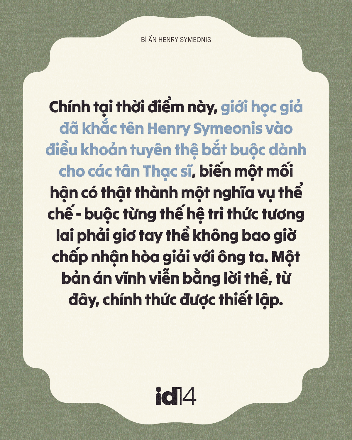 Bí ẩn Henry Symeonis: Vì sao sinh viên Oxford phải thề