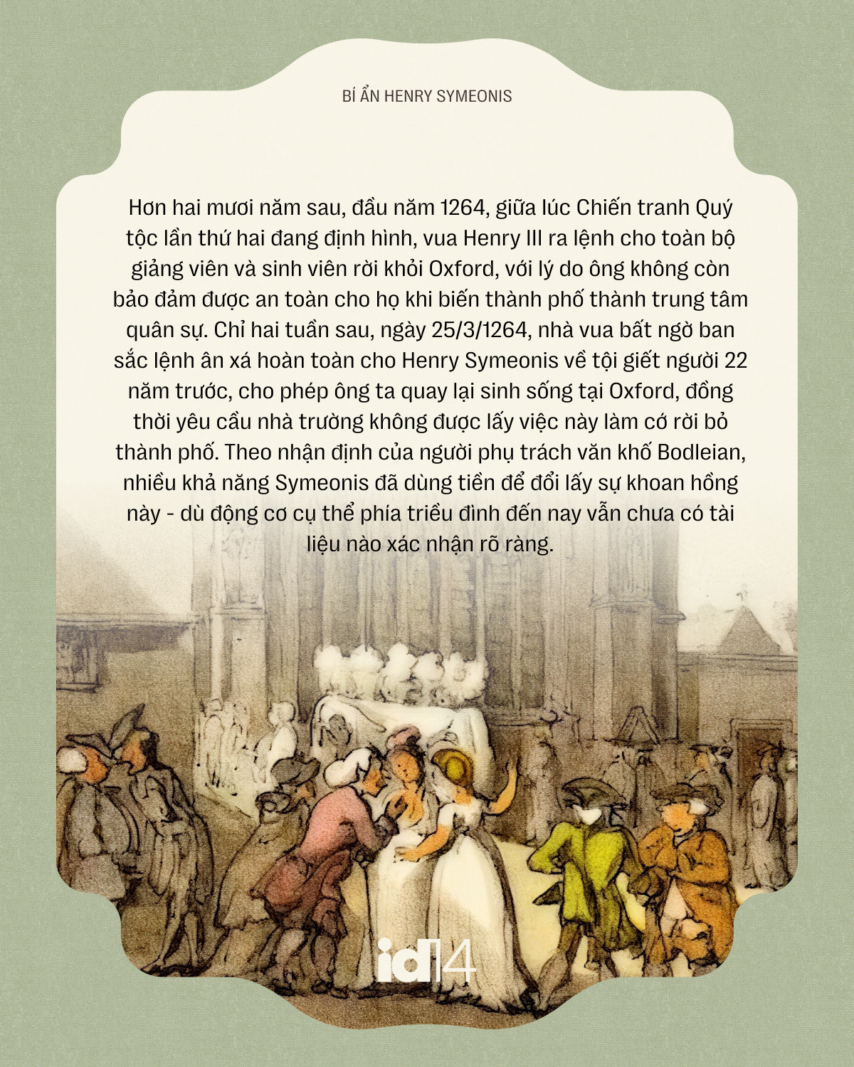 Bí ẩn Henry Symeonis: Vì sao sinh viên Oxford phải thề