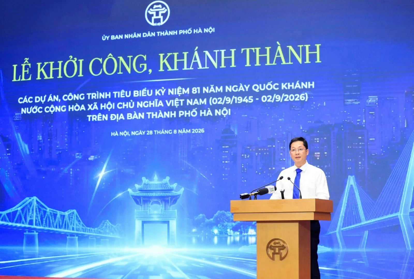 Hà Nội khởi công, khánh thành 17 dự án, công trình tiêu biểu chào mừng Quốc khánh 2/9 Hà Nội khởi công, khánh thành 17 dự án, công trình tiêu biểu chào mừng Quốc khánh 2/9