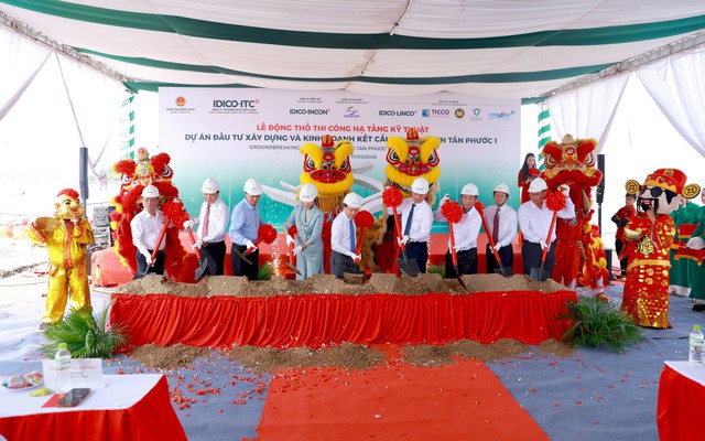 Động thổ KCN Tân Phước 1, khởi động chiến lược đầu tư toàn diện của IDICO tại ĐBSCL