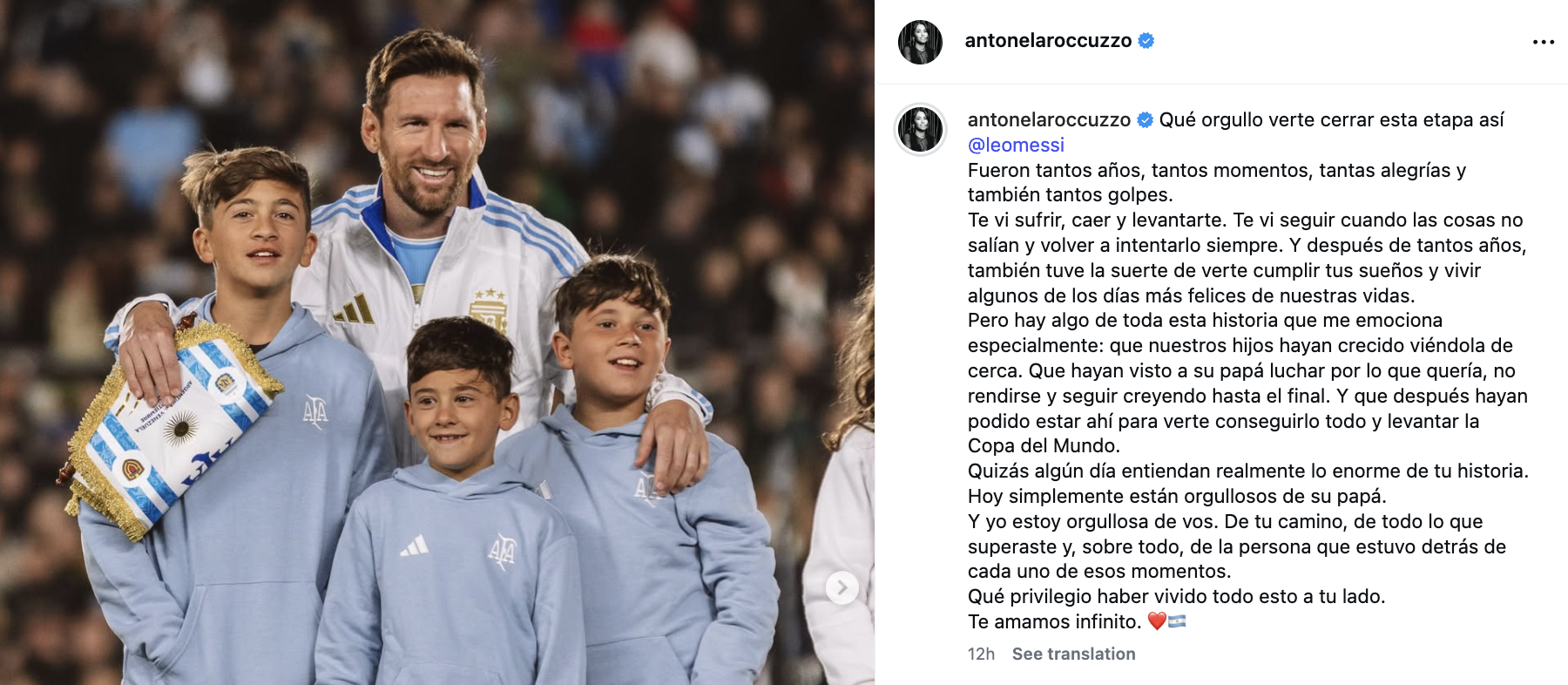Tâm sự buồn của mẹ Messi ngày con trai giã từ ĐT Argentina- Ảnh 2.