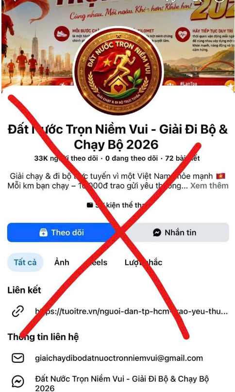 Tham gia chương trình chạy bộ trực tuyến, bị lừa hơn 130 triệu đồng- Ảnh 1. Tham gia chương trình chạy bộ trực tuyến, bị lừa hơn 130 triệu đồng- Ảnh 1.