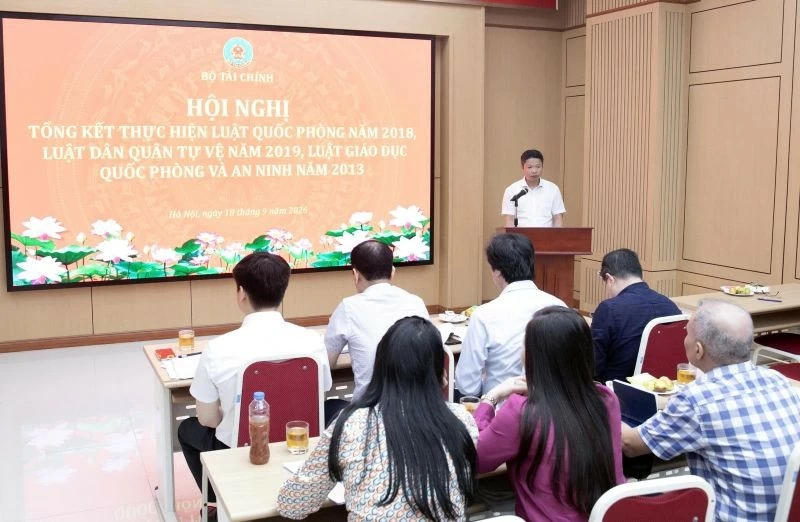 Bộ Tài chính tổng kết thực hiện 3 luật quốc phòng trước yêu cầu mới