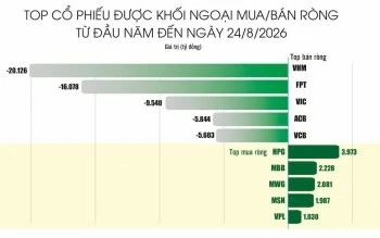 Dòng tiền ngoại trước kỳ cơ cấu danh mục