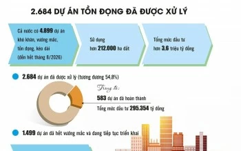 Gỡ vướng dự án tồn đọng, khơi thông tài sản dôi dư Gỡ vướng dự án tồn đọng, khơi thông tài sản dôi dư