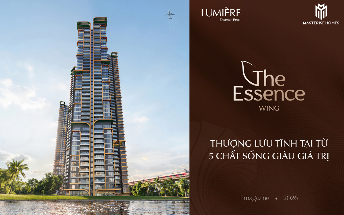 The Essence Wing – Thượng lưu tĩnh tại từ 5 chất sống giàu giá trị