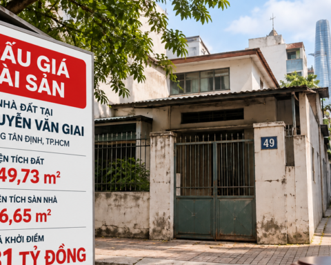 Ngân hàng rao bán mảnh đất 150m2 với giá 31 tỷ đồng