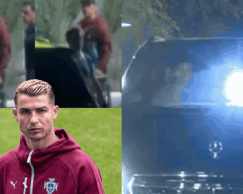 Ronaldo đáp chuyến bay tới Tây Ban Nha vẫn mặc đồ tuyển Bồ Đào Nha, khiến fan nháo nhác lúc 2h sáng tại sân bay