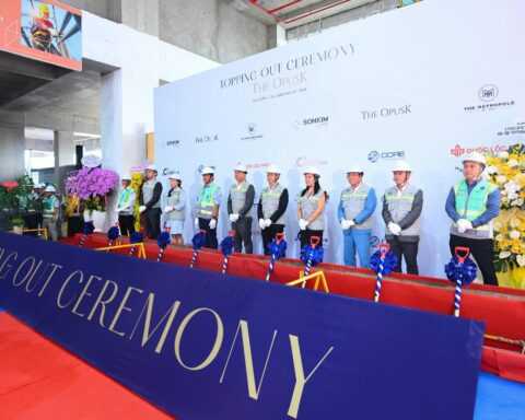 The OpusK chính thức cất nóc, hoàn thiện mảnh ghép cuối cùng của The Metropole Thủ Thiêm