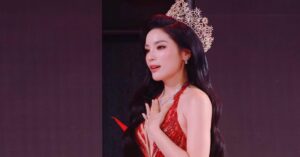 Hoa hậu Kỳ Duyên công khai tình cảm với Thiên Ân trong màn final walk độc lạ nhất Vbiz!