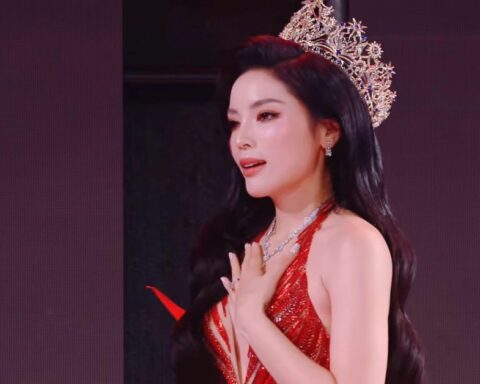 Hoa hậu Kỳ Duyên công khai tình cảm với Thiên Ân trong màn final walk độc lạ nhất Vbiz!