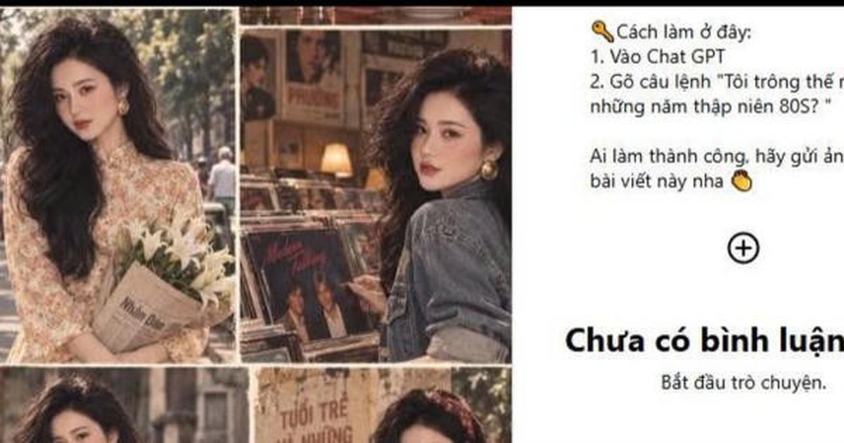 Đu trend AI tạo ảnh “thập niên 80″, coi chừng trao cả dữ liệu khuôn mặt