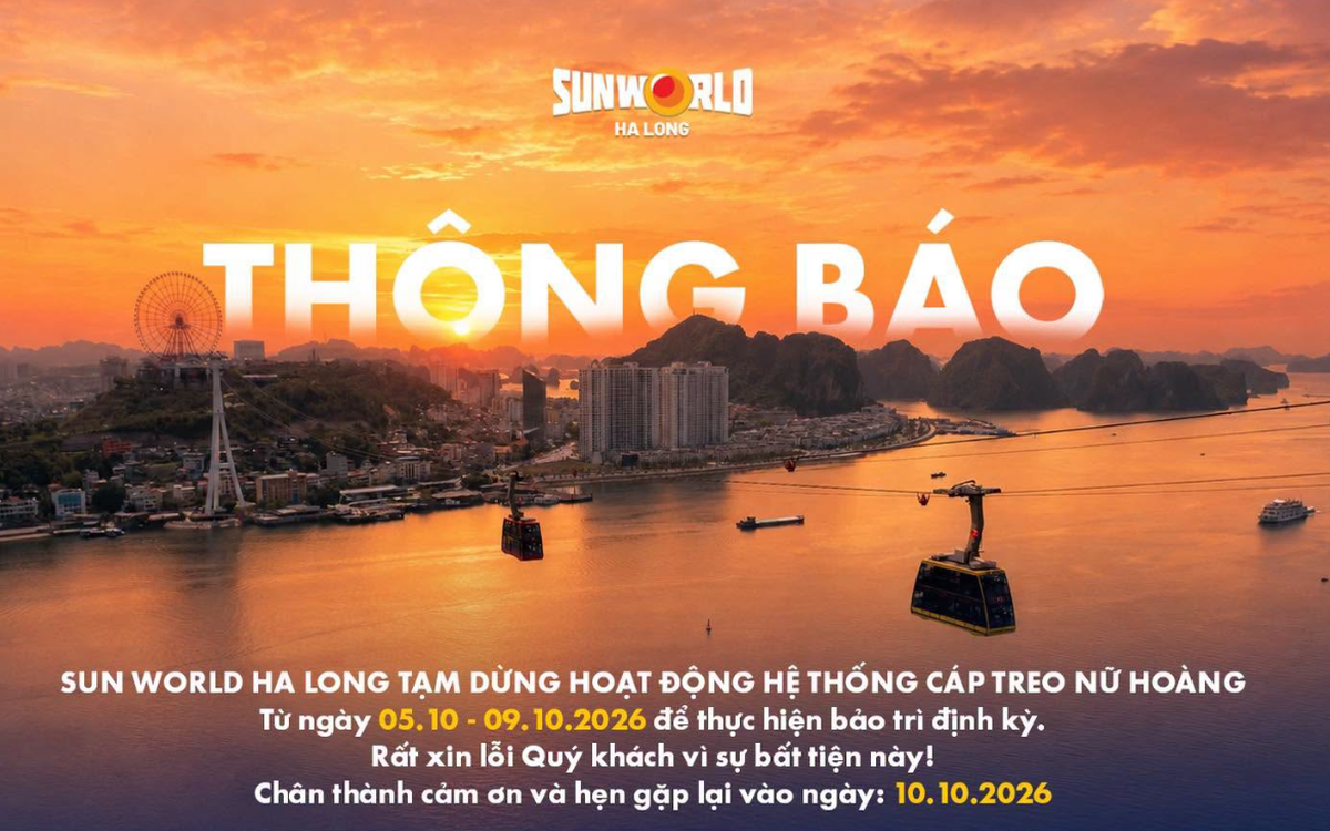 Từ ngày mai, công trình vượt biển đạt 2 kỷ lục thế giới của Việt Nam tạm dừng hoạt động để bảo trì định kỳ