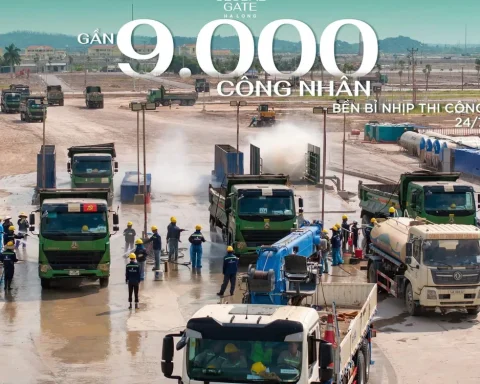 Tỷ phú Phạm Nhật Vượng đang cho 9.000 người, 2.000 máy móc “phủ kín” siêu dự án 18 tỷ USD, Đại lộ Thiên đường dần lộ diện