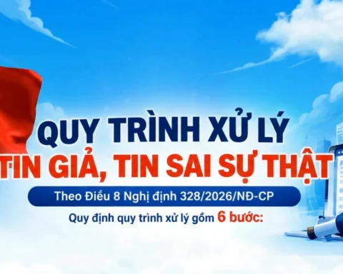 6 bước xử lý, phạt nặng hành vi tung tin giả từ 5/10