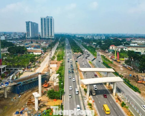 Lộ diện hình dáng đại nút giao kết nối Vành đai 3,5 với trục đại lộ lớn nhất Thủ đô