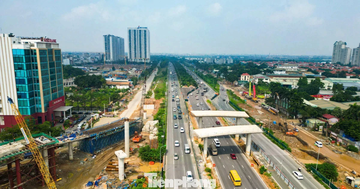 Lộ diện hình dáng đại nút giao kết nối Vành đai 3,5 với trục đại lộ lớn nhất Thủ đô