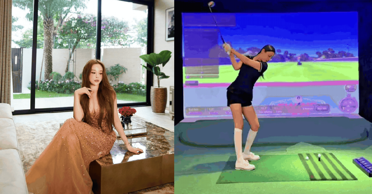 “Phú bà showbiz” SN 1989 ở biệt thự 100 tỷ, rộng 1.000m², có phòng golf riêng