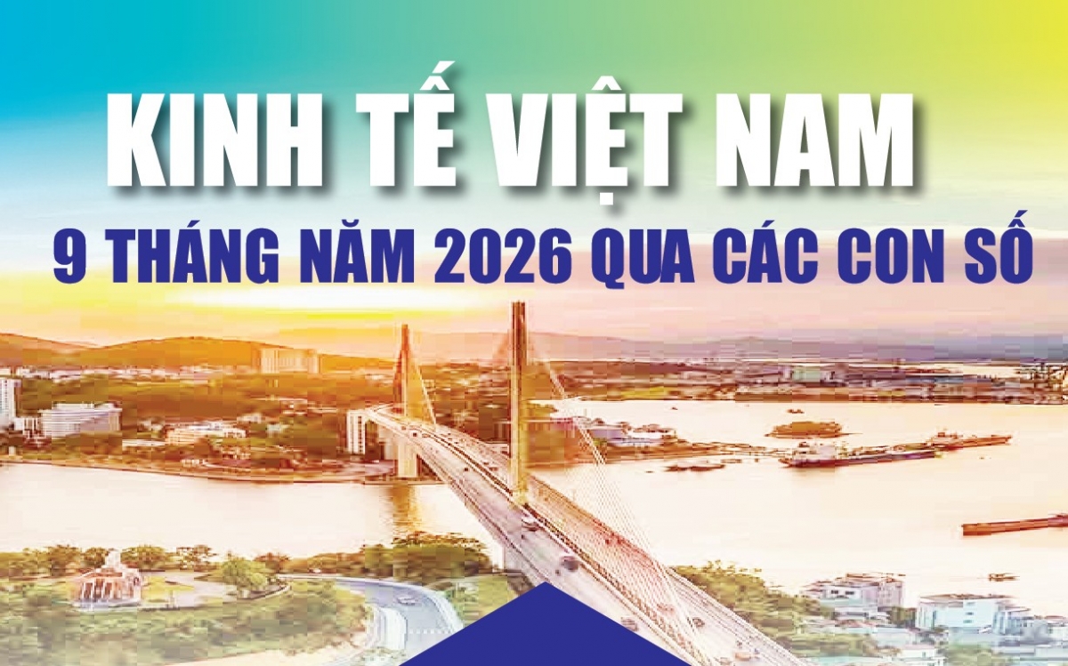Infographics: Những điểm sáng kinh tế Việt Nam 9 tháng năm 2026 qua các con số