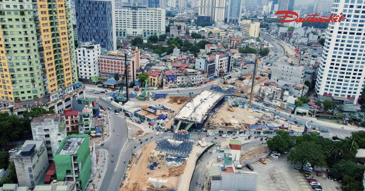 Hai cầu vượt Vành đai 1 Hà Nội dần thành hình, hướng tới hoàn thành cuối năm