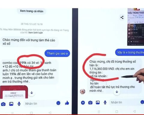 Thủ đoạn sau hình thức livestream vé cào trúng thưởng