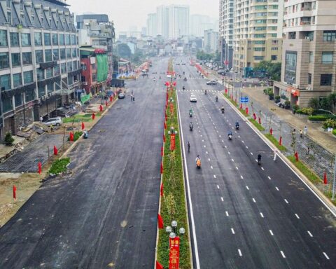 Diện mạo mới của đường Vành đai 2,5 Hà Nội vừa thông xe kỹ thuật
