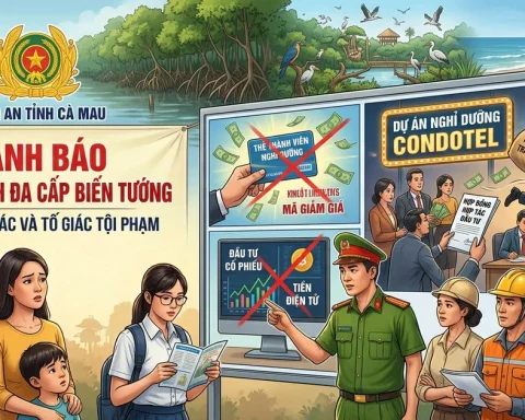 Công an Cà Mau cảnh báo thủ đoạn lừa đảo nhằm vào sinh viên, người nội trợ