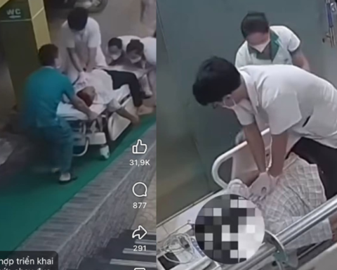 Bác sĩ trẻ lao lên băng ca ép tim cứu người đàn ông ngừng tuần hoàn viral mạng xã hội: Danh tính gây chú ý