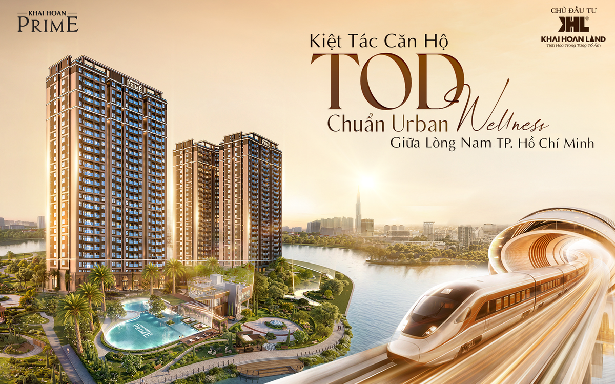 Kiệt tác căn hộ TOD chuẩn Urban Wellness giữa lòng Nam TP. Hồ Chí Minh