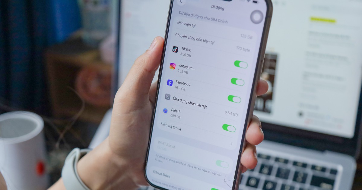 Cách giảm tiêu hao dữ liệu di động trên iPhone