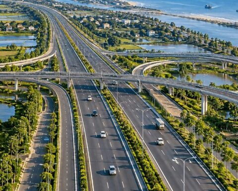 Một tuyến đại lộ được quy hoạch rộng gấp 4 đường băng sân bay, nối thẳng thành phố giàu nhất miền Bắc ra biển, rút ngắn thời gian di chuyển không quá 1 giờ