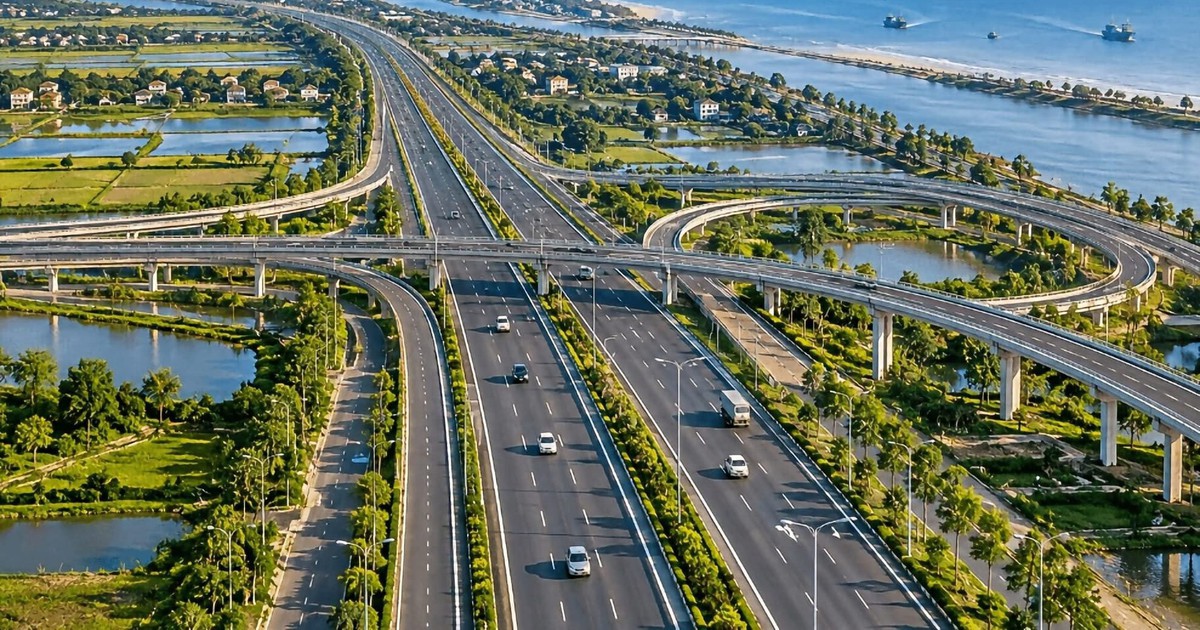 Một tuyến đại lộ được quy hoạch rộng gấp 4 đường băng sân bay, nối thẳng thành phố giàu nhất miền Bắc ra biển, rút ngắn thời gian di chuyển không quá 1 giờ