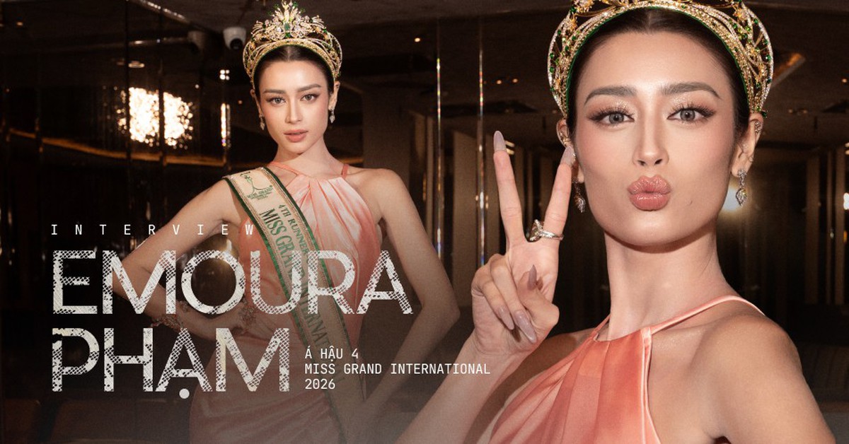 Á hậu 4 Miss Grand 2026 – Emoura Phạm: “Tôi tin tưởng lựa chọn của ông Nawat”