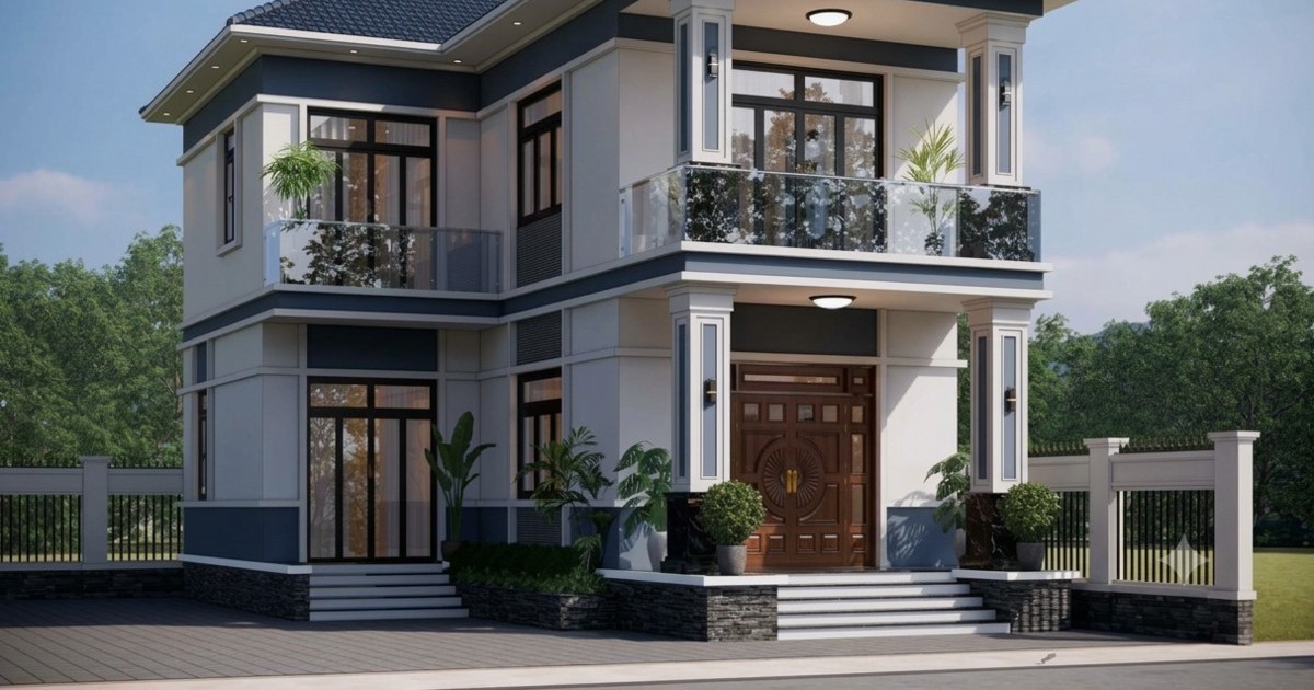 5 mẫu nhà 2 tầng mái Nhật dưới 2 tỷ đồng đáng tham khảo
