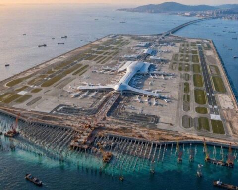 Siêu sân bay trên đảo nhân tạo lớn nhất thế giới rộng 2.000 ha, vượt Nhật Bản, Hong Kong để lập kỷ lục toàn cầu: Tương lai có thể đón tới 80 triệu khách mỗi năm, dự kiến hoàn thành vào 2035