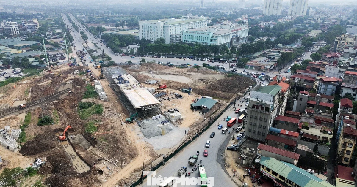 Cầu vượt Phạm Tu – đường 70 thành hình, đúc dầm chạy đua về đích cuối năm