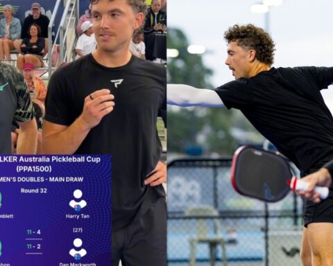 Độc lạ Pickleball: Staksrud vắng mặt, Alshon rủ luôn quản lý của mình đánh PPA Úc
