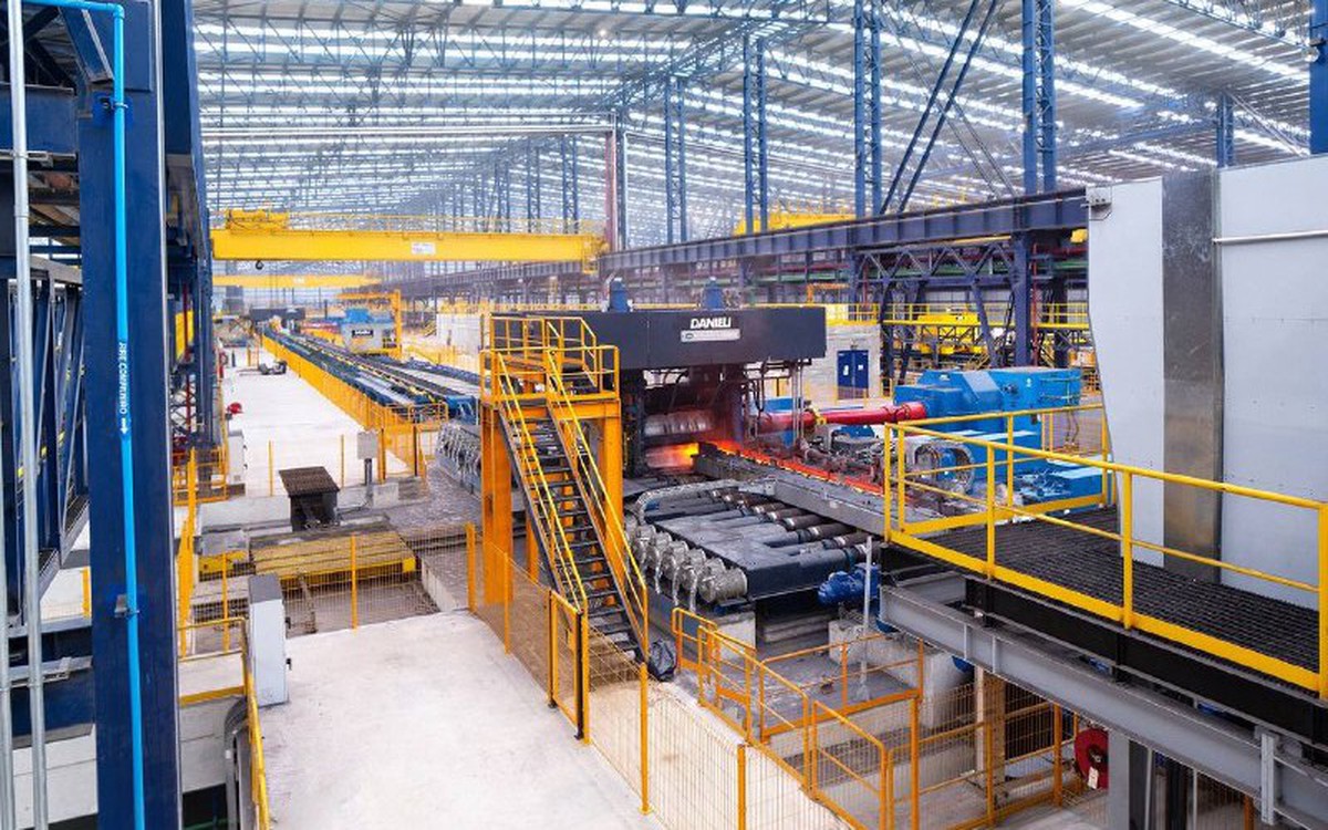 Cận cảnh “cỗ máy khổng lồ” sắp xuất hiện tại siêu tổ hợp thép của tỷ phú Phạm Nhật Vượng