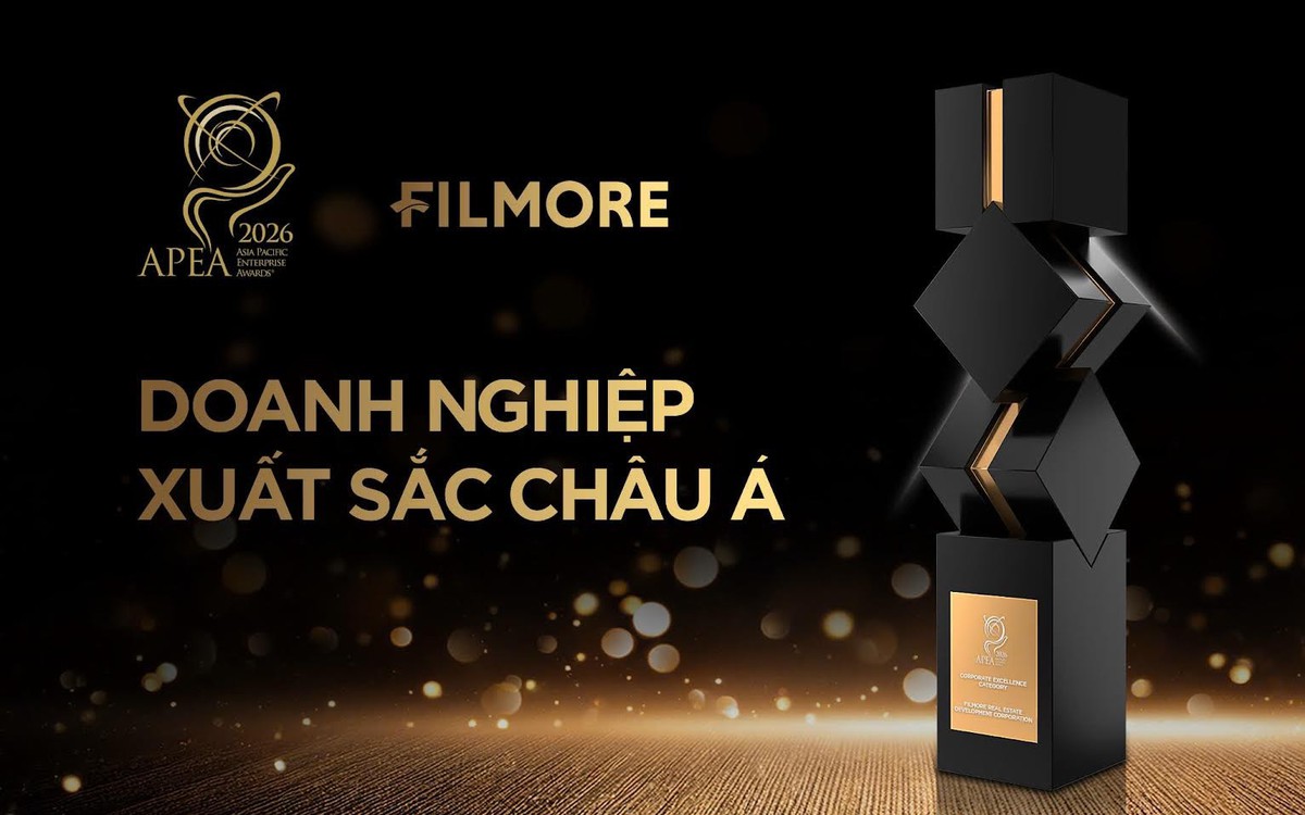 Filmore Development đạt giải doanh nghiệp xuất sắc châu Á