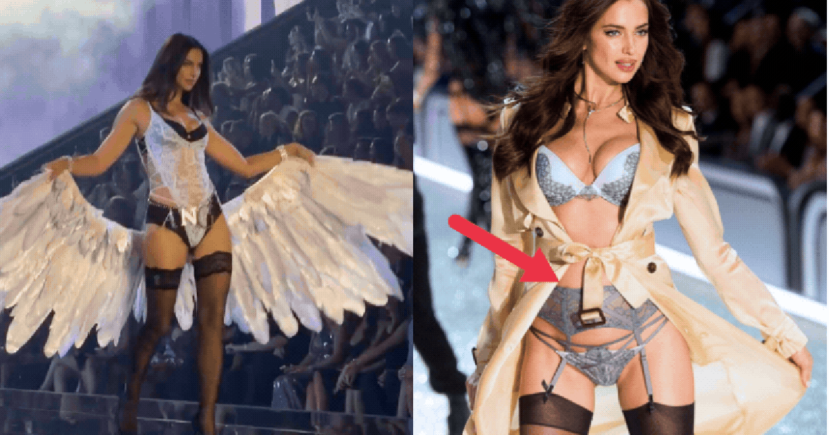 Tình cũ Ronaldo mang thai 6 tháng vẫn diễn Victoria’s Secret, năm nào vòng 2 đẹp ná thở cũng viral